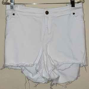 Torrid White Denim Shorts - 22